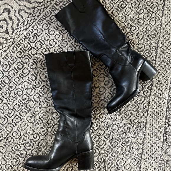 Zara Block Heel Boots - Picture 8 of 12